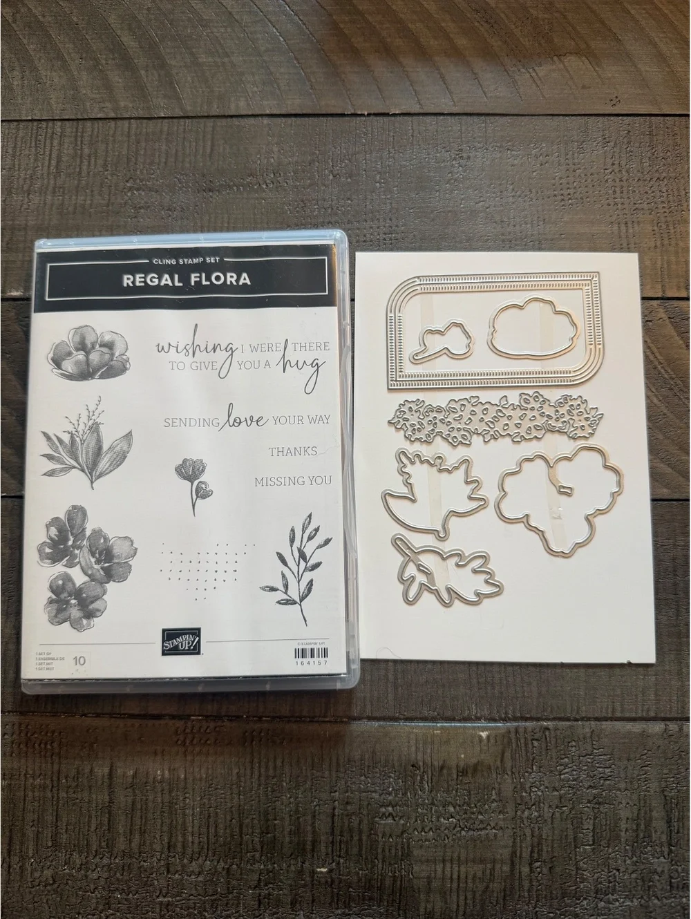 Stampin’ Up Regal Flora stamp set and Regal Flora Dies die cut set